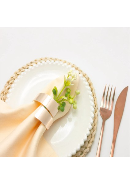 12 Adet Gül Altın Metal Masa Dekoru Peçete Halka Tutucu Düğün Ayarı Için Yay, Paskalya Yemeği, Sevgililer Günü (Yurt Dışından) indirimleri