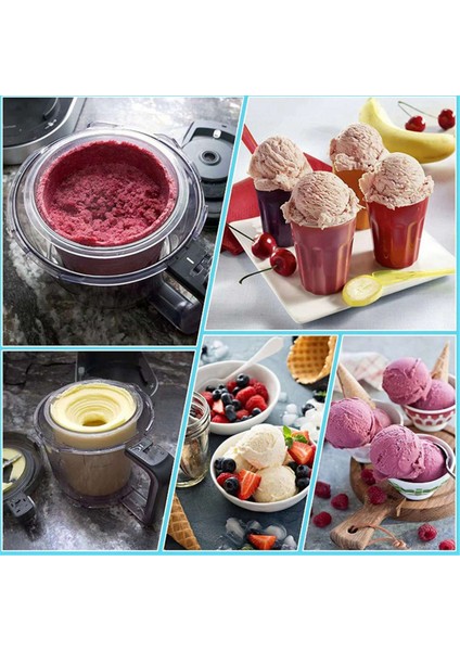 Ninja Creami NC301 NC300 NC2999MZ Serisi Dondurma Konteynırları Için Dondurma Pintleri ve Kapakları Gıda Dondurucu (Yurt Dışından)