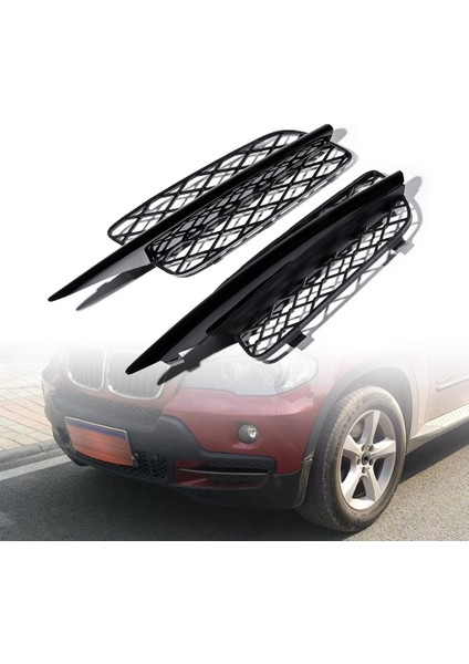 Parlak Siyah Petek Ön Tampon -Bmw X5 E70 2007-2010 51117159593 Için Alt Izgara Kapakları (Yurt Dışından) modelleri