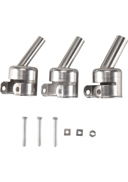 3pcs 45 Derece Sıcak Hava Nozulları 7/8/10MM 850 Sıcak Hava Lehimleme Istasyonu Için Değiştirilebilir Kavisli Nozullar (Yurt Dışından)