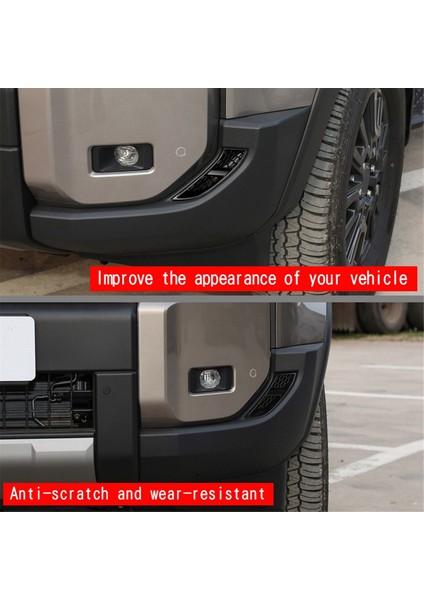 Araba Ön Sis Lambası Alt Kapak Sis Lambası Toyota Prado LC250 2024 Parlak Siyah Için Alt Izgara Kapak Kapağı (Yurt Dışından) fırsatları