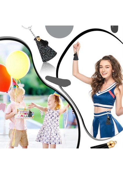 40 Pcs Akrilik Tezgah Megafon Anahtarları Pigeran Team Hediye Grad (Glitter Red) (Yurt Dışından) fırsatları