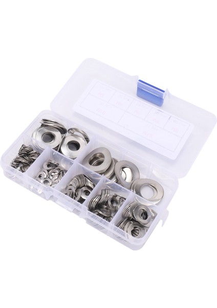 295 Pcs 304 Paslanmaz Çelik Yay 2 Dalga Yıkayıcı Conta Çiftlik Kiti (M3 M4 M5 M6 M8 M10 M12) (Yurt Dışından) modelleri