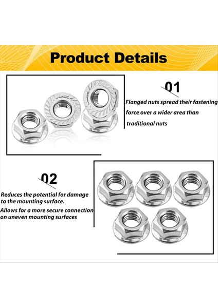 12 Paket M 12 Tırtıklı Flanş Altıgen Somun, M12-1.75MM Altıgagon Flanş Fındık, Dıy Ev Mekanizması Için Kilitli Somun (Yurt Dışından) indirimleri