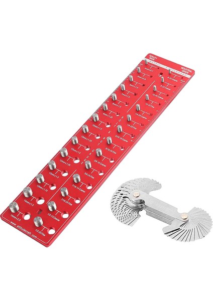 Iplik Damalı, Somun ve Cıvata Diş Denkleyicisi 14 Metrik 14 Standart Boyutu, Yüzey Göstergesi ile Iplik Göstergesi, Somun ve Cıvata Için (Yurt Dışından)