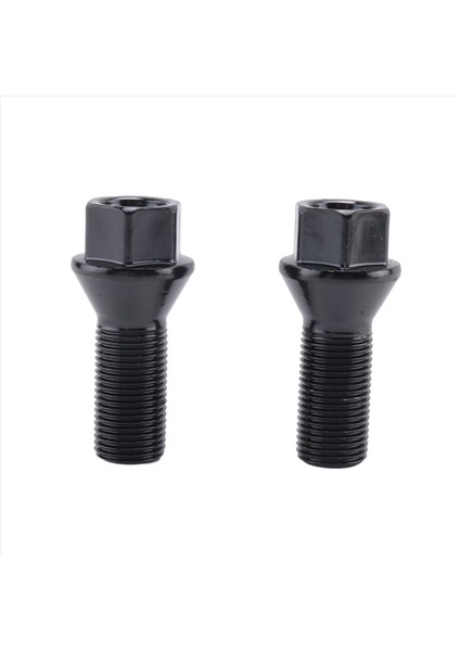 5pcs M14 x 1.25 Siyah Tekerlek Kilitleme Lug Cıvata Somun Çelik 36136781151 -Bmw X3 X5 E70 E71 F20 F20 F25 X5 X6 (Yurt Dışından) modelleri