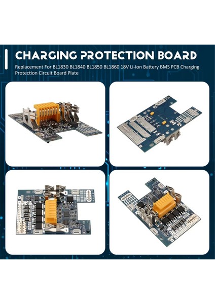 Makita BL1830 BL1840 BL1850 BL1860 18V Lı-Ion Pil Bms Pcb Şarj Koruma Koruma Devre Kartı Plakaları (Yurt Dışından) modelleri
