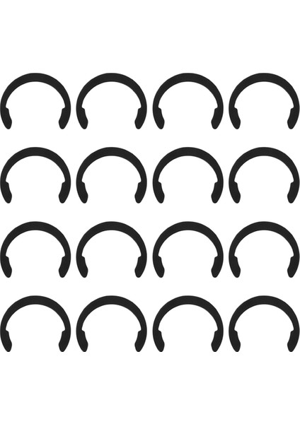 16PCS Cricuts Maker Için Klips Yüzükleri Tutma ve Havaları Keşfetin, Kauçuk Tutma Halkalarla Yerinde Tutun Kauçuk Tutun (Yurt Dışından)