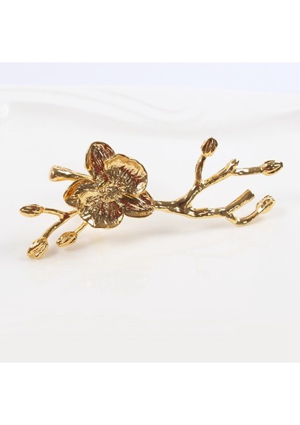 Erik Çiçeği Şube Tasarımı Peçete Tutucu Peçete Yüzüğü Batı Havlu Yüzük Otel Masa Dekorasyon Seti 6-Altın (Yurt Dışından) fiyatları