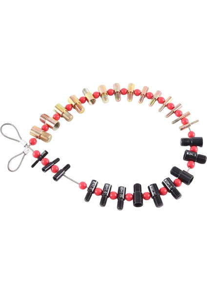 Somun ve Cıvata Iplik Damalı, 26 Set-14 Inç ve 12 Metrik Çıkarılabilir Somun ve Cıvata Diş Boyutu Denetleyicisi Tanımlayıcı Göstergeleri (Yurt Dışından)