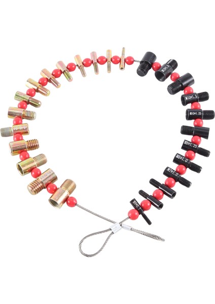 Somun ve Cıvata Iplik Damalı, 26 Set-14 Inç ve 12 Metrik Çıkarılabilir Somun ve Cıvata Diş Boyutu Denetleyicisi Tanımlayıcı Göstergeleri (Yurt Dışından) fiyatları