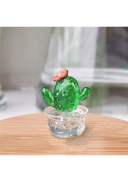 Kaktüs Figürinler Cam Minyatür Kaktüs Simülasyon Bitkileri Figürin Süsleri Masaüstü El Sanatları Ev Dekor (Yurt Dışından) indirimleri
