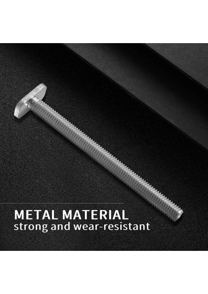 10PCS M8X100MM T-S-S-S-S-Stıgıng Vidaları, 30 Serisi Track T-Yuvası Ahşap Işleme Aracı (Yurt Dışından) modelleri