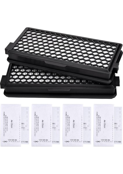 Mıele Vacum Searreer Compact C1 &amp; C2 Için Yedek Filtre Setleri, Complete C2 &amp; C3, S8340, Hepa Filtreleri (Yurt Dışından)