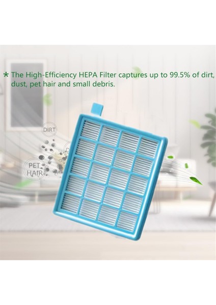 Philips Için 12PCS Hepa Filtresi FC8470 FC8471 FC8475 FC8630 FC8645 FC9320 FC9322 Vakum Süpürge Yedek Parçaları (Yurt Dışından) indirimleri