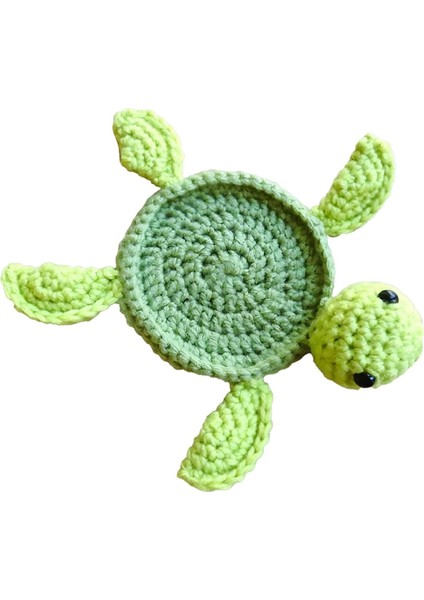 Içecekler Için Tığ Işi Kaplumbağa Bardak Altlıkları, Komik El Yapımı Tığ Işi Bardak Altlıkları, Kahve Için Sevimli Içecek Coaster, Masa Üstü Dekor (Yurt Dışından) modelleri