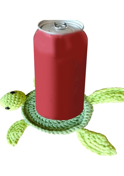 Içecekler Için Tığ Işi Kaplumbağa Bardak Altlıkları, Komik El Yapımı Tığ Işi Bardak Altlıkları, Kahve Için Sevimli Içecek Coaster, Masa Üstü Dekor (Yurt Dışından) indirimleri