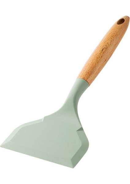 Yapışmaz Mutfak Geniş Sıyırıcı Pizza Pişirme Araçları Silikon Spatula Pişirme Madenleri Kürek Spatula Kitchenware E E (Yurt Dışından)