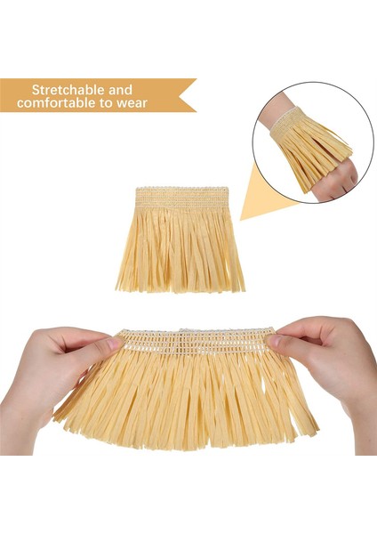 Korkuluk Straw -Kit Kağıt Korkuluk Kostüm Aksesuarları Boyun Kolu ve Ayak Bileği Parti Aksesuar Dekorasyonu (Yurt Dışından) fiyatları