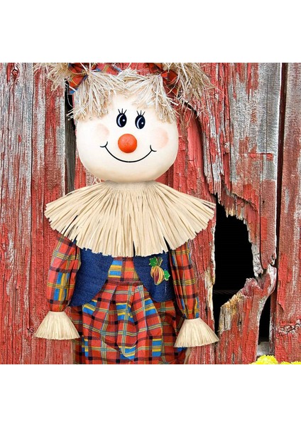 Korkuluk Straw -Kit Kağıt Korkuluk Kostüm Aksesuarları Boyun Kolu ve Ayak Bileği Parti Aksesuar Dekorasyonu (Yurt Dışından) fırsatları