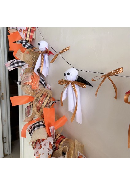 Çapraz Sınır Yeni Cadılar Bayramı Hayalet Bebek Kumaş Ev Partisi Sahne Düzeni Props Tatil Atmosfer Kolye (Yurt Dışından) fırsatları