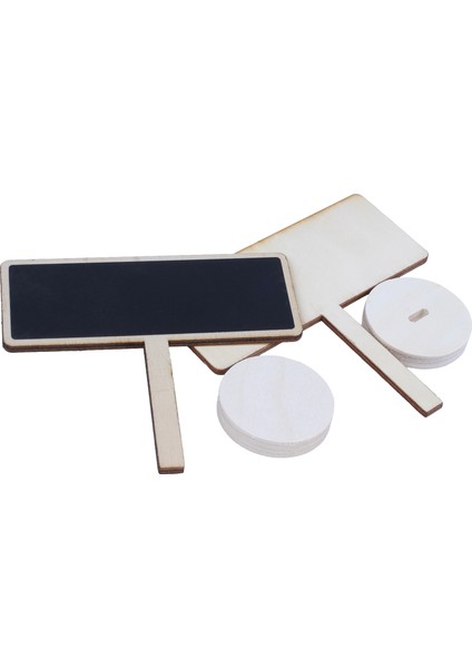 12 Adet Stant ve Sağlam Kalın Taban ile Mini Kara Tahta, Düğün Partisi Için En Iyisi Yer Kartı Lehine Etiket Tesisi Işaretçisi (Dikdörtgen Şekil) (Yurt Dışından) fiyatları