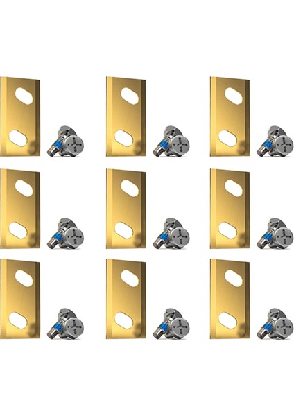 Robomow Rk Serisi Yedek Bıçaklar Için 9 Adet Vidalı Çim Biçme Makinesi Bıçakları Geliştirilmiş Kesme Hassasiyeti Gümüş (Yurt Dışından)