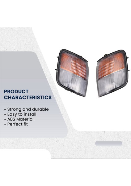 MR124957 Mıtsubıshı Pajero Montero Için MR124958 1993 1994 1995 1996 Araba Ön Köşe Işık Sinyal Işığı (Yurt Dışından) fırsatları