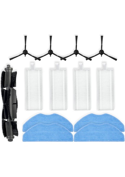 Grundig Vcr 4230, Vcr 6230, Vcr 7230 Vakum Parçaları Ana Silindir Yan Fırçası Hepa Filtre Mop Kumaş (Yurt Dışından)