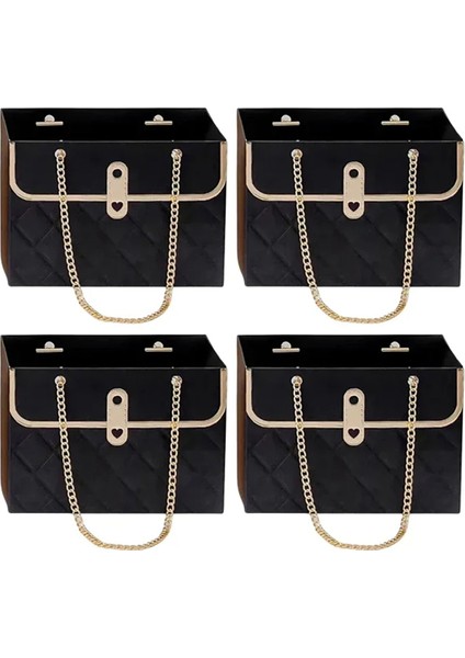 16PCS Çiçek Kutusu Gül Ambalaj Kutusu Sevgililer Günü Doğum Günü Partisi Hediyeler Kağıt Torba Hediye Kutusu, C (Yurt Dışından)