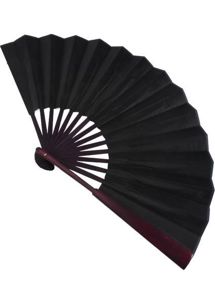 Erkek 33 cm Için Katlanır Boş El Fanı Kaligrafi Yazma Dans Fanı - Siyah (Yurt Dışından) fiyatları
