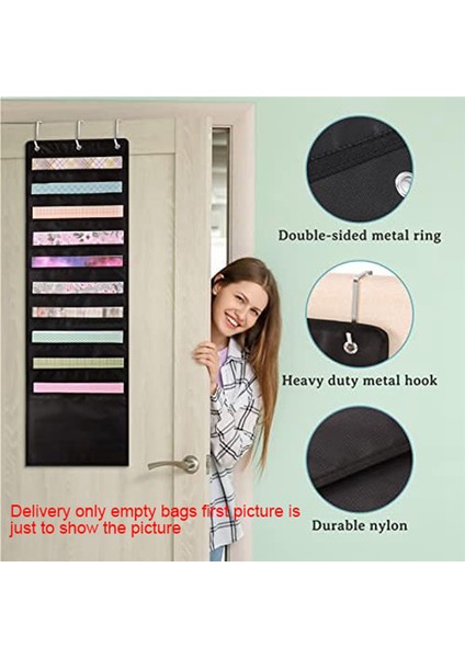 3 Adet Karalama Defteri Kağıt Depolama, 12 x 12 Inç Asılı Kağıt Depolama Torbaları Scrapbooking Için Kapı Kancaları, Kart Stoğu (Yurt Dışından) indirimleri