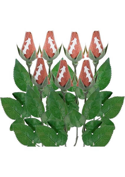 Softball Gül Spor Deri Gül El Yapımı Yapay Voleybol Çiçekleri Hediye Voleybol Anne Hayranları Takım Mezuniyeti, C (Yurt Dışından) indirimleri