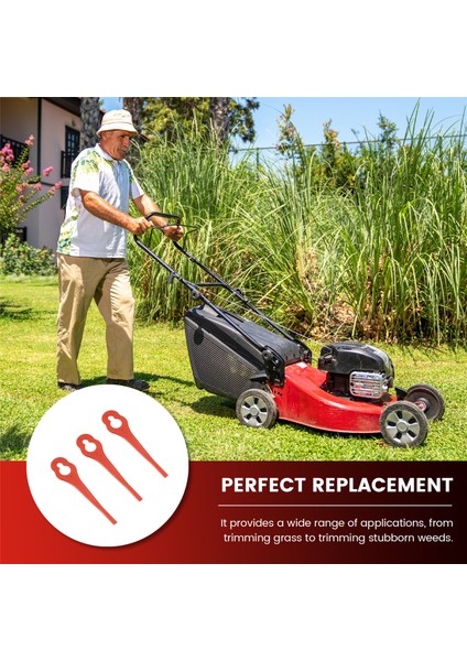 100PCS Çim Biçme Makinesi Bıçakları Biçme Makine Bıçakları Yedek Parçalar Çim Kesme Bıçakları Çim Bahçe Elektrikli Alet Aksesuarları (Yurt Dışından) indirimleri