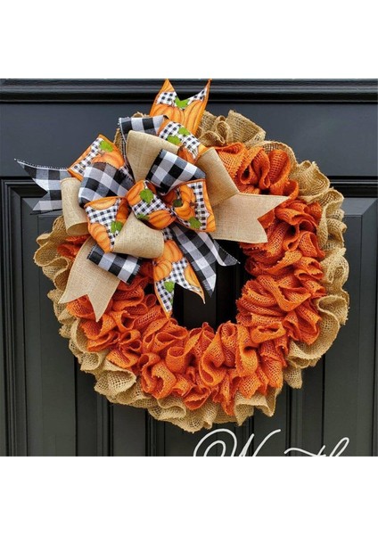 Sonbahar Çelenk Çelenk Ön Kapı Çiftlik Evi Için Sonbahar Çelenkleri, Şükran Balkabağı Çelenk Yaylar Dekor (Yurt Dışından) fiyatları