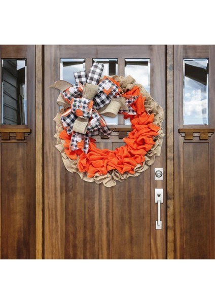 Sonbahar Çelenk Çelenk Ön Kapı Çiftlik Evi Için Sonbahar Çelenkleri, Şükran Balkabağı Çelenk Yaylar Dekor (Yurt Dışından) indirimleri