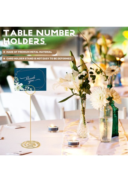 Tablo Numarası Tutucular 10 Pcs - 8.75 Inç Yer Kart Tutucu Uzun Masa Numarası Düğün Partisi Mezuniyet Resepsiyonu (Yurt Dışından) fırsatları