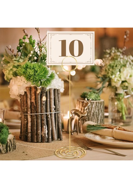 Tablo Numarası Tutucular 10 Pcs - 8.75 Inç Yer Kart Tutucu Uzun Masa Numarası Düğün Partisi Mezuniyet Resepsiyonu (Yurt Dışından) indirimleri