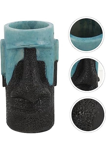 Bitki Pot Flowerpot Reçine El Sanatları Paskalya Heykeli Pastoral Heykel Dekorasyonu (Yurt Dışından)