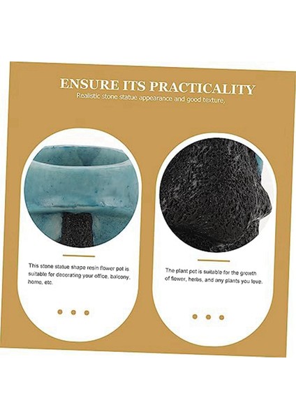 Bitki Pot Flowerpot Reçine El Sanatları Paskalya Heykeli Pastoral Heykel Dekorasyonu (Yurt Dışından) fiyatları