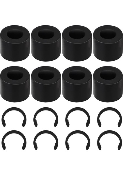8 Adet Cricut Maker ve 8 Adet Kauçuk Silindir Değiştirme Için Klips Halkaları Tutma, Kauçuğun Hareket Etmesini Önleyin (Yurt Dışından)