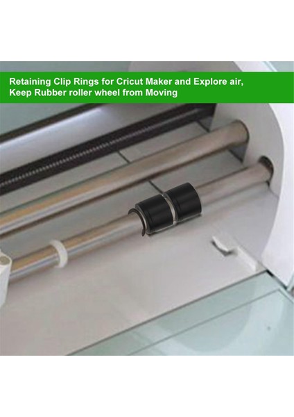 8 Adet Cricut Maker ve 8 Adet Kauçuk Silindir Değiştirme Için Klips Halkaları Tutma, Kauçuğun Hareket Etmesini Önleyin (Yurt Dışından) fiyatları
