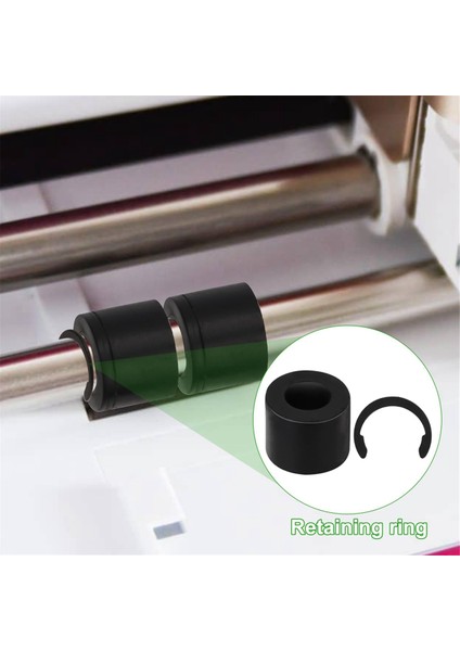 8 Adet Cricut Maker ve 8 Adet Kauçuk Silindir Değiştirme Için Klips Halkaları Tutma, Kauçuğun Hareket Etmesini Önleyin (Yurt Dışından) modelleri