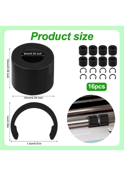 8 Adet Cricut Maker ve 8 Adet Kauçuk Silindir Değiştirme Için Klips Halkaları Tutma, Kauçuğun Hareket Etmesini Önleyin (Yurt Dışından) indirimleri