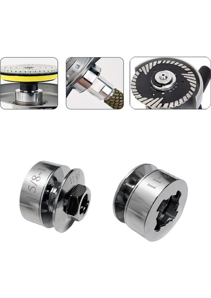 3 Adet X-Lock Adaptörü Öğütücü Adaptörü 5/8 Inçlik Iş Parçacığı, Kesme Diskleri ve Zımparalama Diskleri Için Açılı Öğütücü Adaptörü Olarak Ayarlanmış (Yurt Dışından) fırsatları