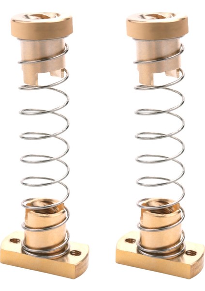 2 Set CR10 Z Eksen T8 Anti Backlash Yay Yüklü Somun Eliminasyon Uzay Pirinç Fındık Yükseltme Ender 3s Ender 3 Pro (Yurt Dışından) modelleri