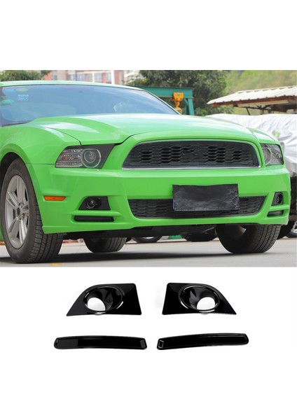 Ford Mustang Için 2010-2014 Araba Ön Sis Lambası Kapağı Kaplama Süslemesi Etiket Aksesuarları (Yurt Dışından) modelleri