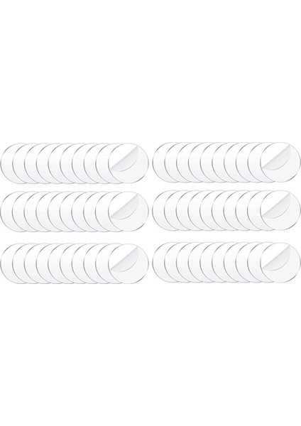 Crafts Için Net Akrilik DAIRE-60PCS Akrilik Daire Boşlukları Bebek Kilometre Taşı Diskleri Için Yuvarlak Akrilik Diskler, Isim Plakası (Yurt Dışından)