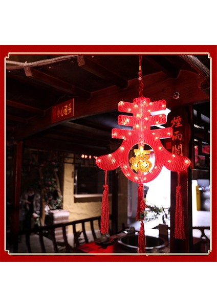 Yeni Yıl Çin Yeni Yılı Asma Aydınlık 3D Bahar Fenerleri Çin Kırmızı Kutlama Asma Dekorasyon (Yurt Dışından) fırsatları