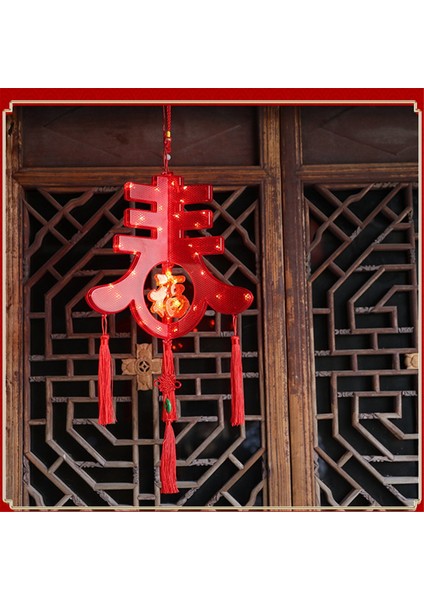 Yeni Yıl Çin Yeni Yılı Asma Aydınlık 3D Bahar Fenerleri Çin Kırmızı Kutlama Asma Dekorasyon (Yurt Dışından) indirimleri